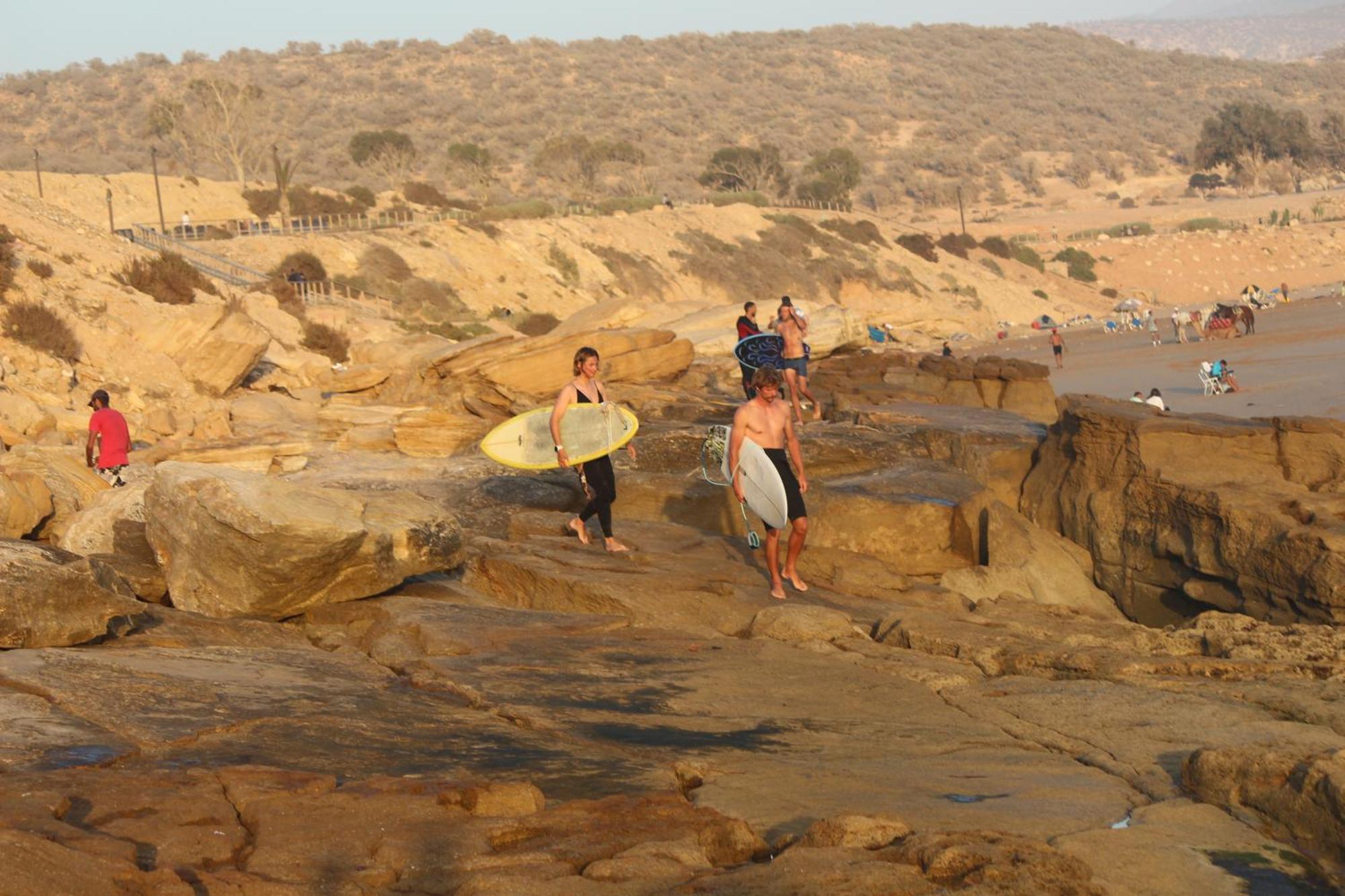 Sable Beach Surf Camp Taghazout Esterno foto