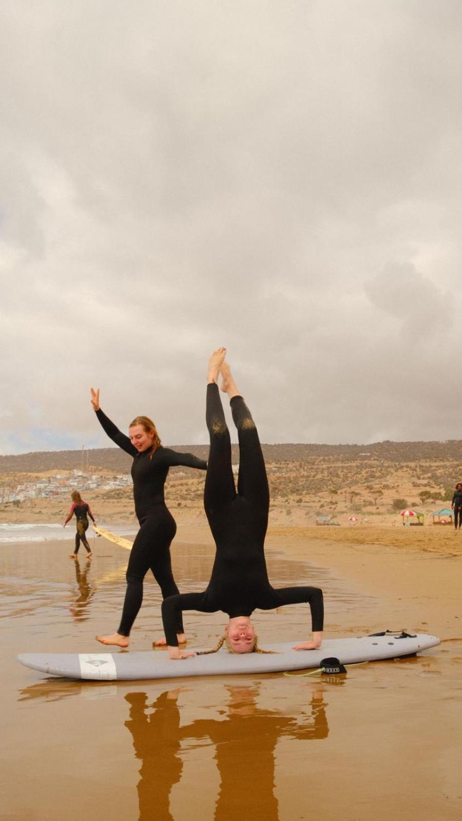 Sable Beach Surf Camp Taghazout Esterno foto