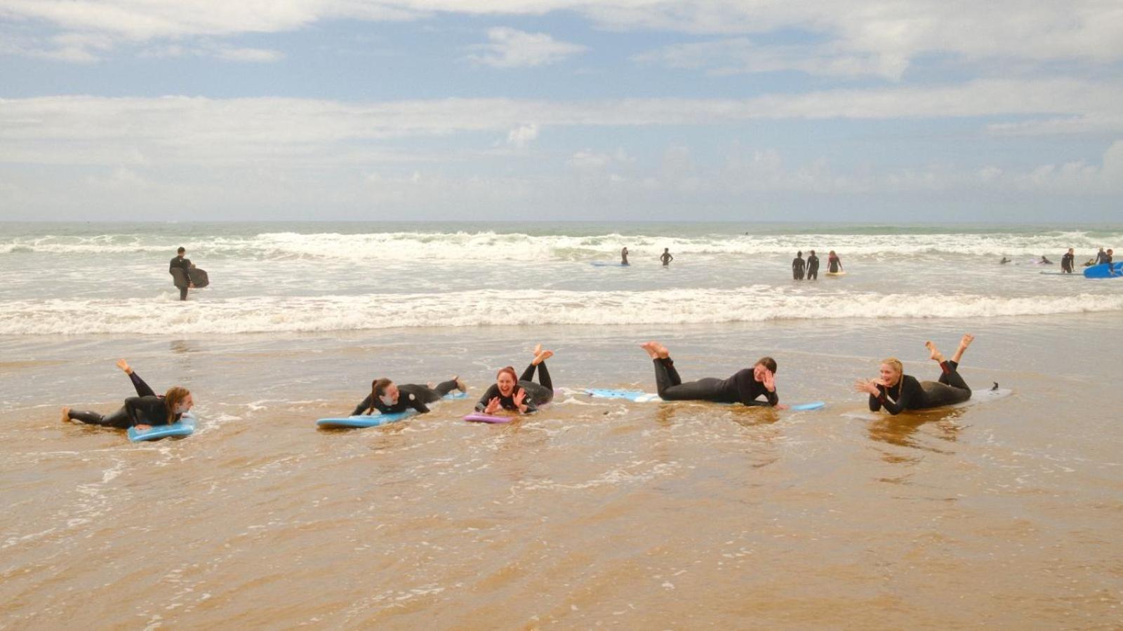 Sable Beach Surf Camp Taghazout Esterno foto