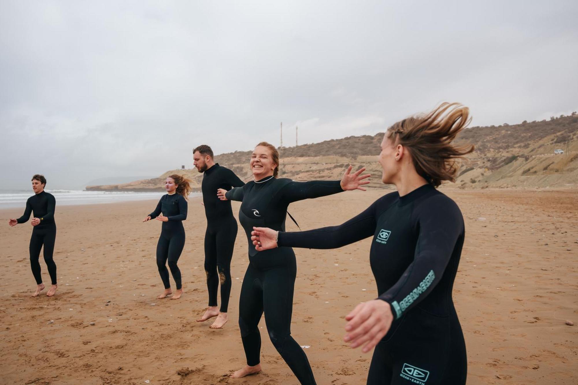 Sable Beach Surf Camp Taghazout Esterno foto