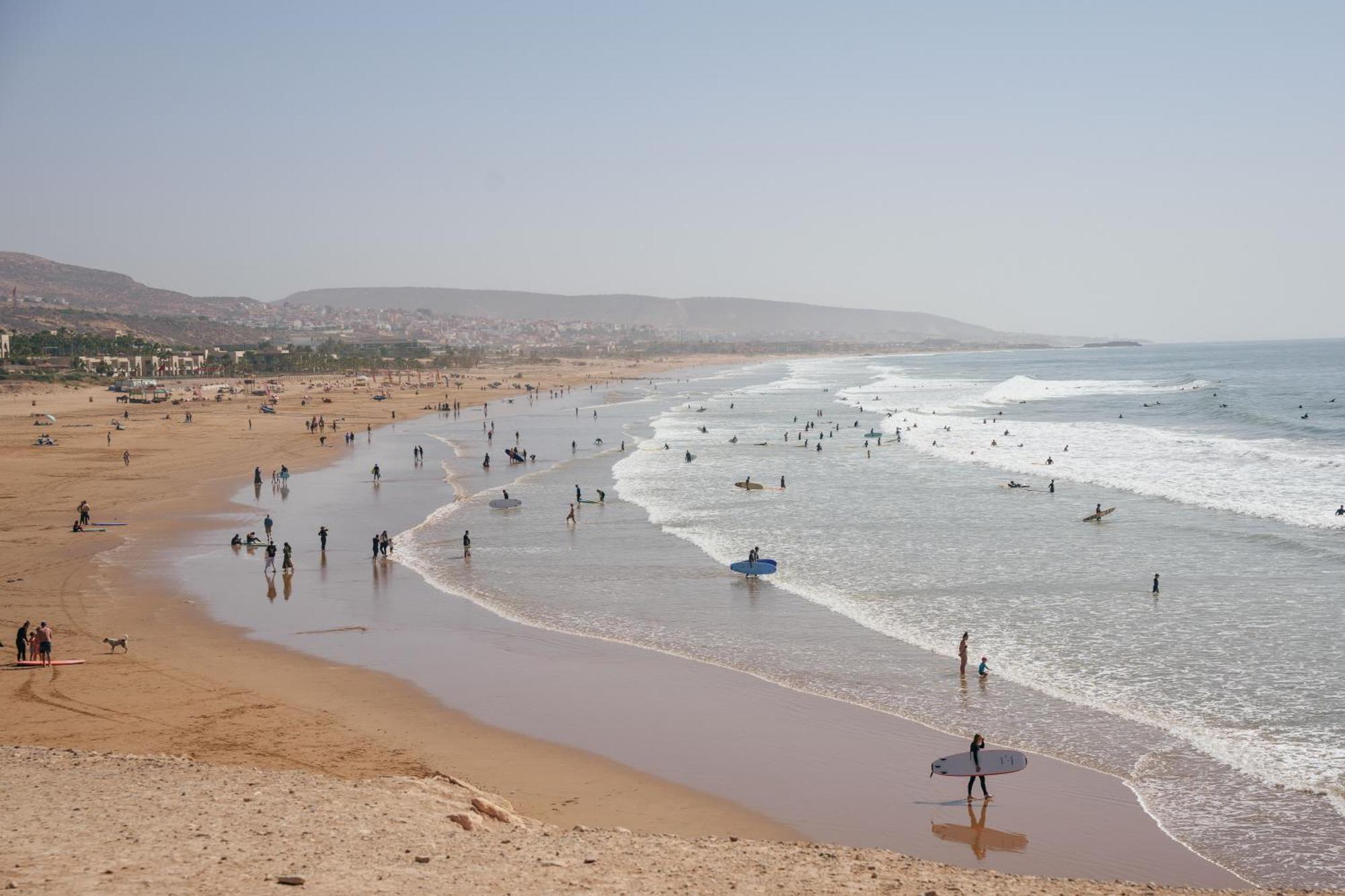 Sable Beach Surf Camp Taghazout Esterno foto